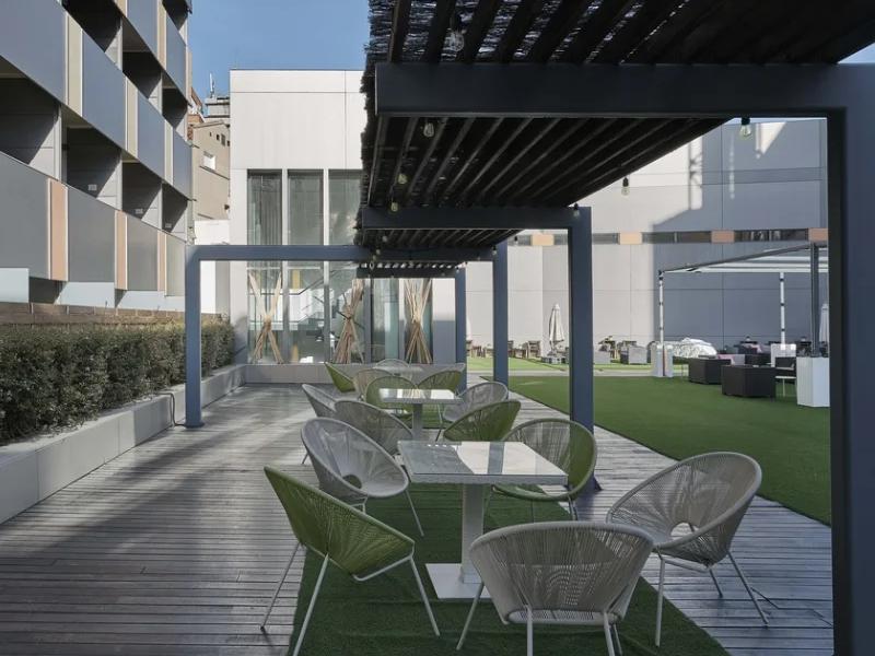 Lounge-Terrasse Vincci Zaragoza Zentro 4* Saragossa Lounge-Terrasse Vincci Zaragoza Zentro 4* Saragossa